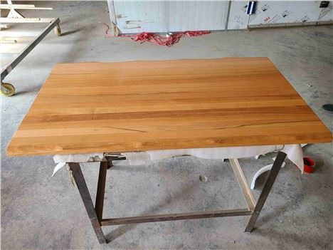 راش چوب زنده لبه میز ناهار خوری بالا