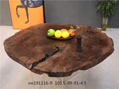 چوب جامد گرد جدول بالا