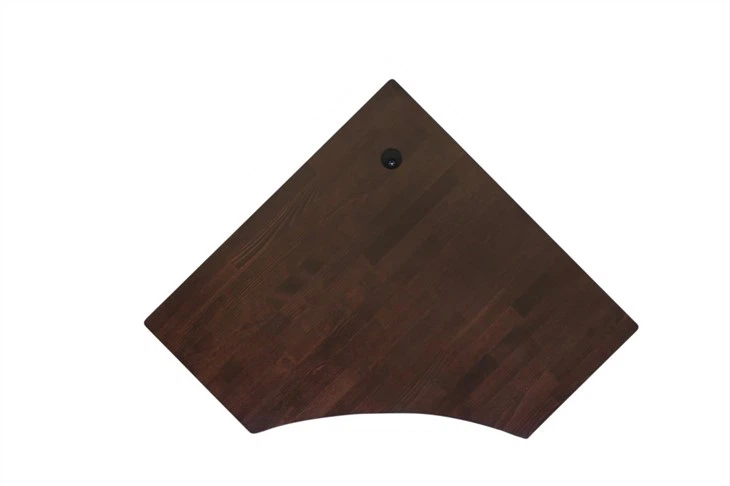 China Beech Wood Walnut Color Single Office Desk Suppliers